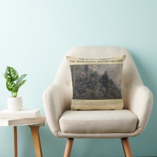 The 20Th Maine Holds The Line July 2, 1863 Throw Pillow