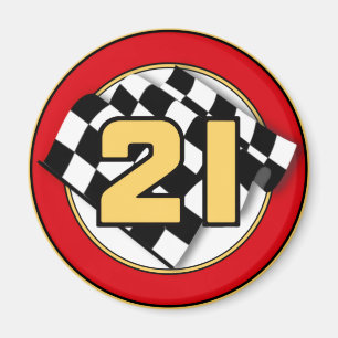 The 21 Car Magnet