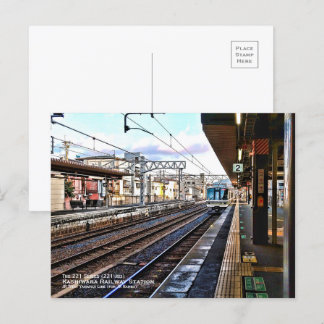 The 221 Series (221-kei) Kashiwara Railway Station Postcard