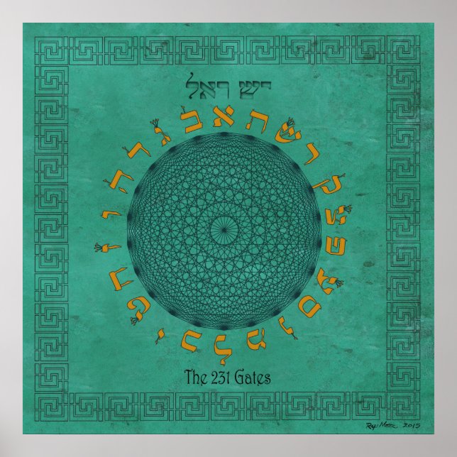 The 231 Gates Malachite Poster (Front)