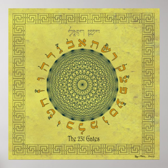 The 231 Gates Moss Green Poster (Front)