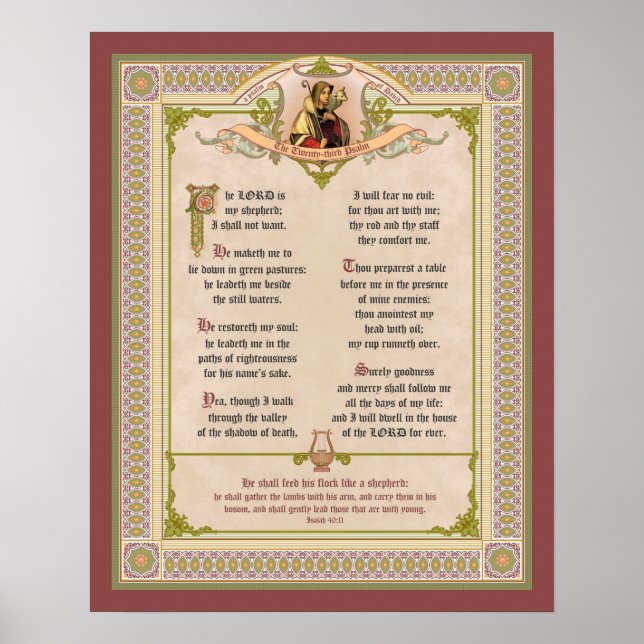 The 23rd Psalm Poster (Front)