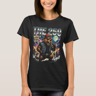The 250 World Tour 2026 Patriotic Beaver 4th of T-Shirt