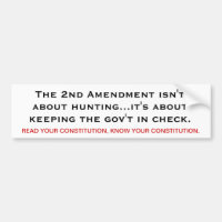 The 2nd Amendment means...