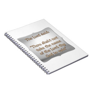 The 2nd Commandment Notebook