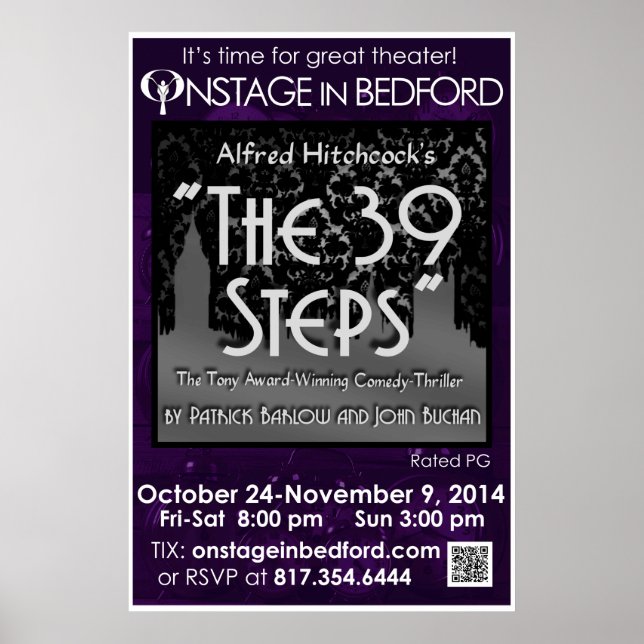 THE 39 STEPS Poster (Front)