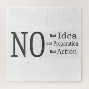 The 3 Keys to Success: Idea, Preparation, Action Jigsaw Puzzle