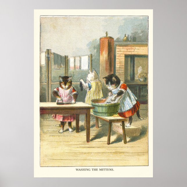The 3 Little Kittens: Washing the Mittens Poster (Front)