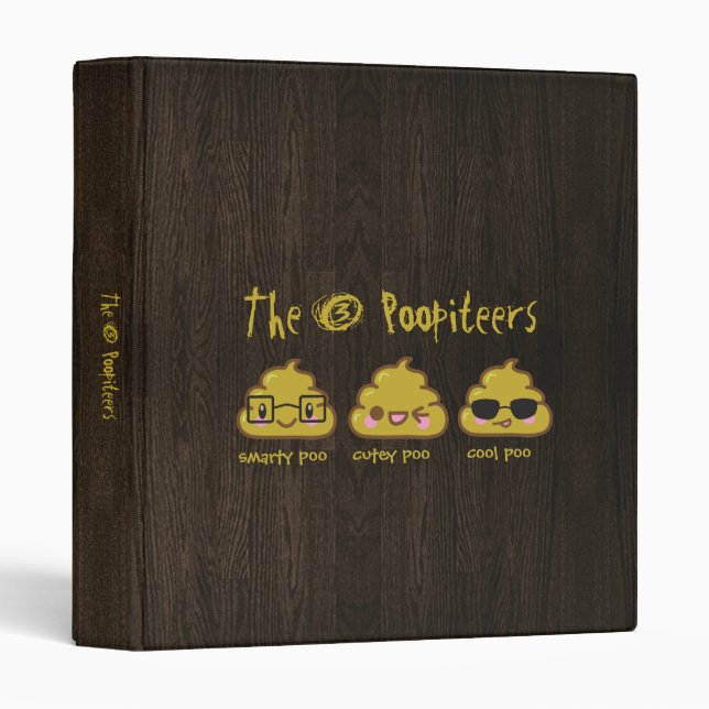 The 3 Poopiteers Binder (Front/Spine)