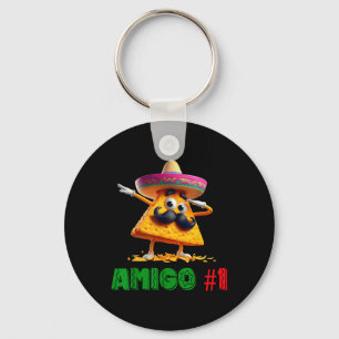 The 3 Three Amigos Cinco De Mayo Amigo #1 Group Ma Keychain