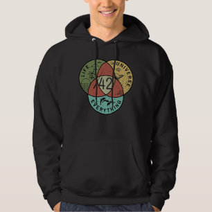 The 42 Answers to Life The Universe and Everything Hoodie