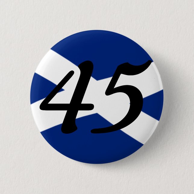 The 45 Movement! 2 Inch Round Button (Front)