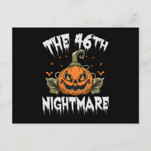 The 46th Nightmare Funny Spokky Halloween Politics Postcard