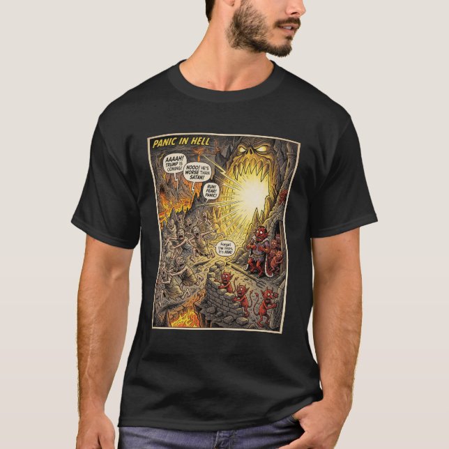 The 47th Circle "Panic In Hell" T-Shirt (Front)