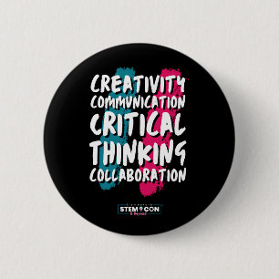 The 4 C's of STEM Button
