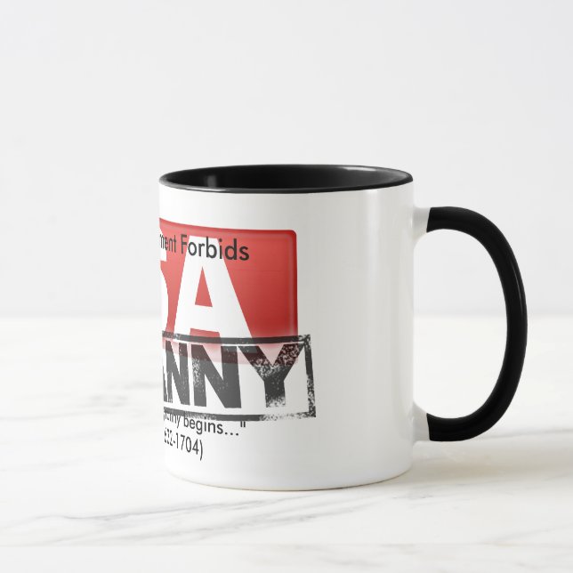 The 4th Amendment Forbids TSA Tyranny Mug (Right)