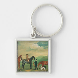 The 4th Lord Craven coursing at Ashdown Park Keychain