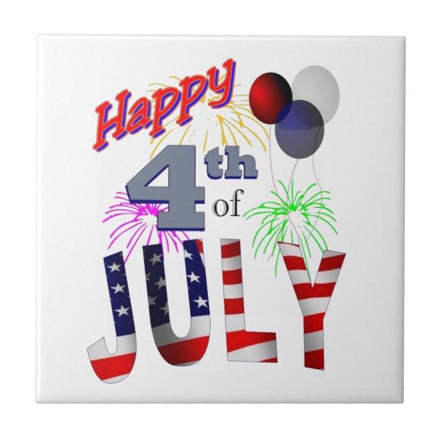 The 4th of July Tile (Front)