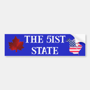 THE 51st STATE Bumper Sticker