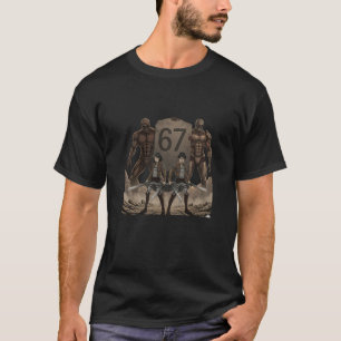 The 6–7 Titan: Echoes of Attack on Titan T-Shirt