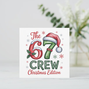 The 76 Crew Christmas Edition Family Holiday Xmas Card