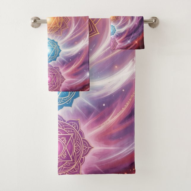 The 7 Chakras´10 Bath Towel Set (Insitu)