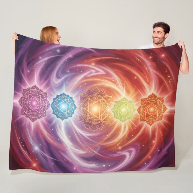 The 7 Chakras´10 Fleece Blanket (In Situ)