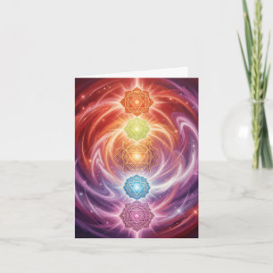 The 7 Chakras´10 Holiday Card
