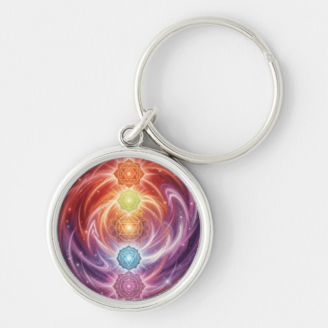 The 7 Chakras´10 Keychain (Front)
