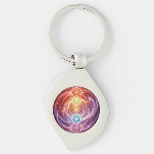 The 7 Chakras´10 Keychain (Front)