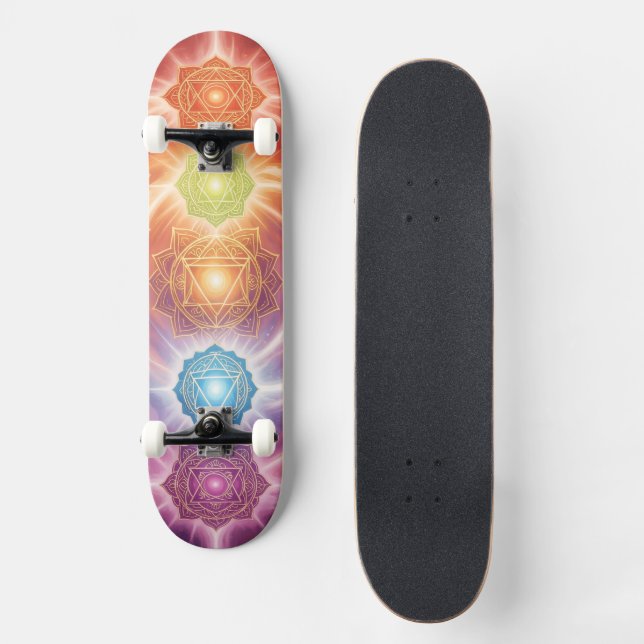The 7 Chakras´10 Skateboard (Front)