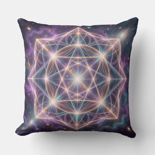 The 7 Chakras´11 Throw Pillow (Front)