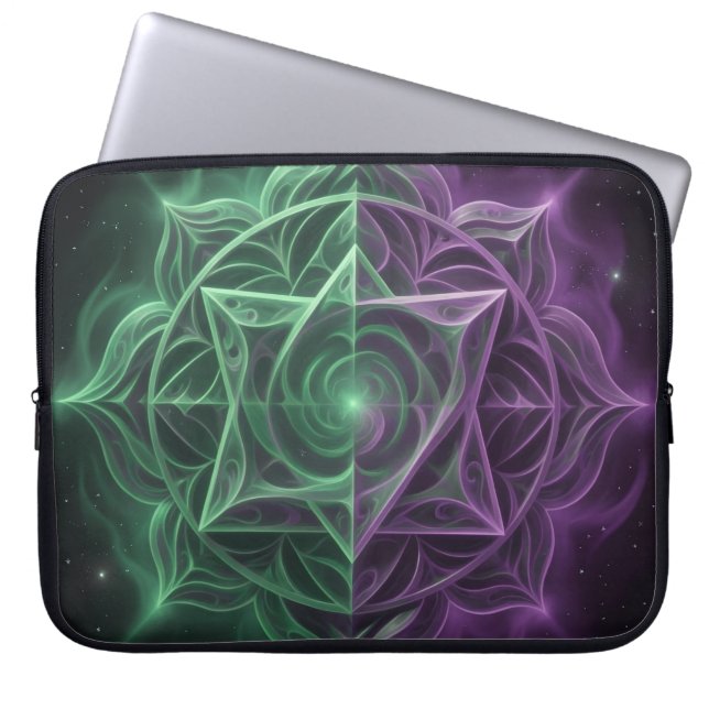 The 7 Chakras´1 Laptop Sleeve (Front)