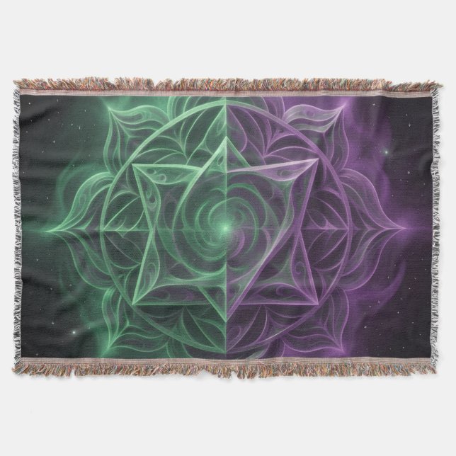 The 7 Chakras´1 Throw Blanket (Front)