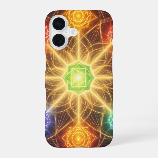 The 7 Chakras´4 iPhone 16 Case (Back)