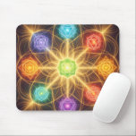 The 7 Chakras´4 Mouse Pad<br><div class="desc">The 7 chakras are energy centers aligned along the spine that influence different areas of life — from safety and creativity to confidence,  love,  communication,  intuition,  and spirituality. When balanced,  they support harmony,  inner strength,  and overall well-being.</div>