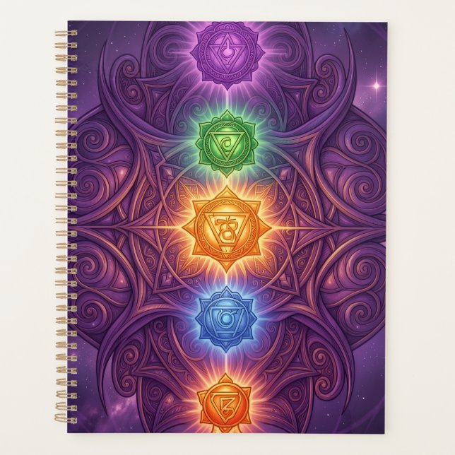 The 7 Chakras´5 Planner (Front)