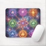 The 7 Chakras´6 Mouse Pad<br><div class="desc">The 7 chakras are energy centers aligned along the spine that influence different areas of life — from safety and creativity to confidence,  love,  communication,  intuition,  and spirituality. When balanced,  they support harmony,  inner strength,  and overall well-being.</div>