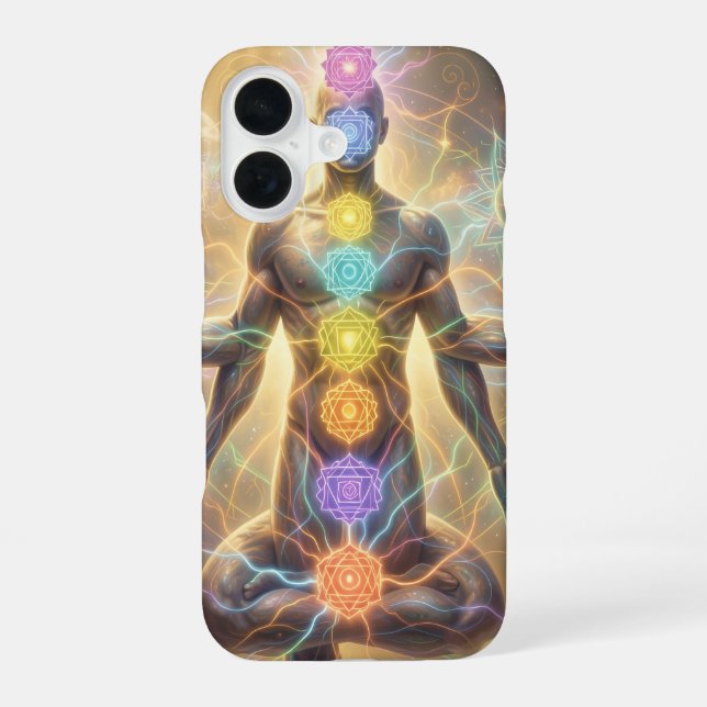 The 7 Chakras´7 iPhone 16 Case (Back)