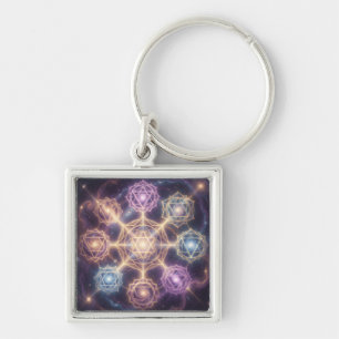 The 7 Chakras 7 Keychain