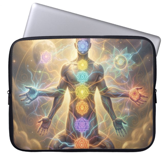 The 7 Chakras´7 Laptop Sleeve (Front)
