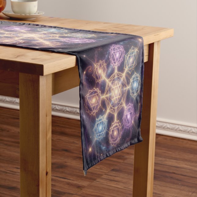 The 7 Chakras 7 Short Table Runner (In Situ)