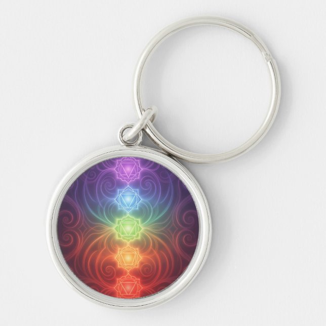 The 7 Chakras´9 Keychain (Front)