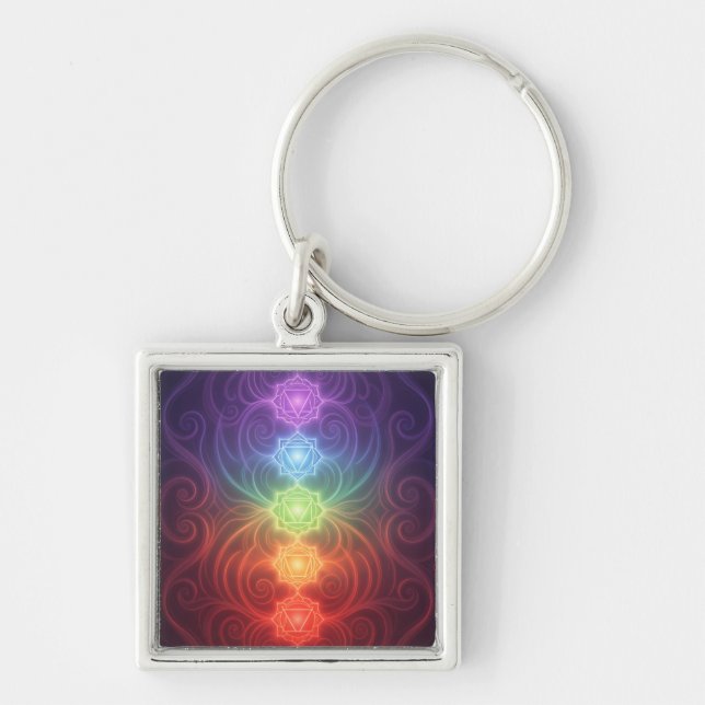 The 7 Chakras´9 Keychain (Front)