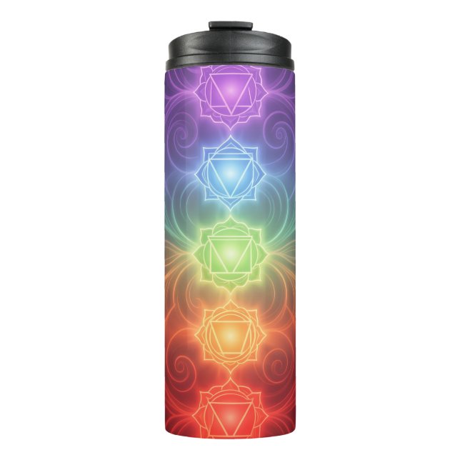 The 7 Chakras´9 Thermal Tumbler (Front)