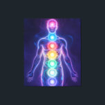 The 7 Chakras Canvas Print<br><div class="desc">The 7 chakras are energy centers aligned along the spine that influence different areas of life — from safety and creativity to confidence,  love,  communication,  intuition,  and spirituality. When balanced,  they support harmony,  inner strength,  and overall well-being.</div>