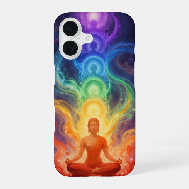The 7 Chakras iPhone 16 Case (Back)