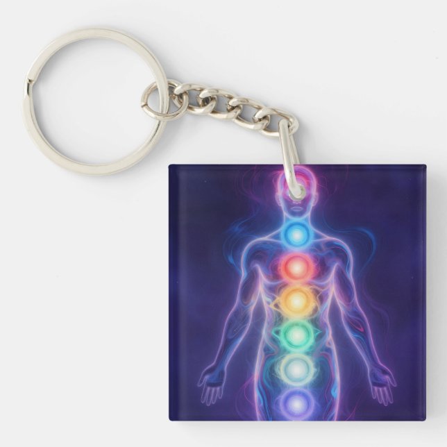  The 7 Chakras Keychain (Front)