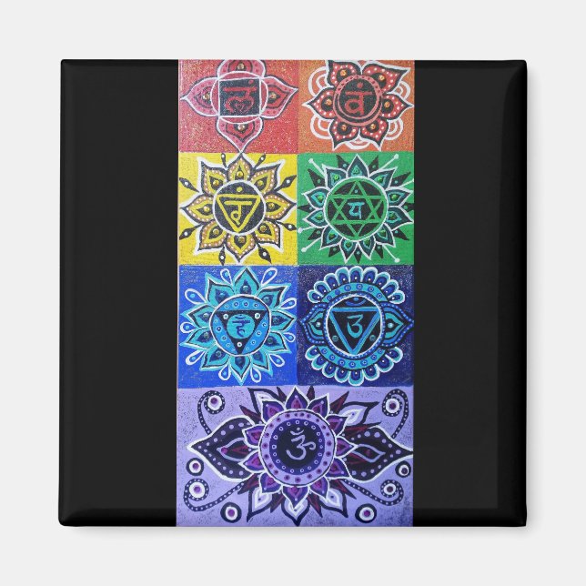 The 7 Chakras Magnet (Front)