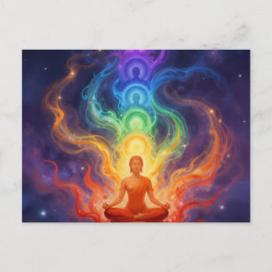 The 7 Chakras Postcard